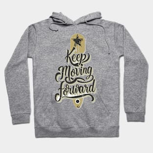 "Progressive Star" - Inspirational Typography Design Hoodie